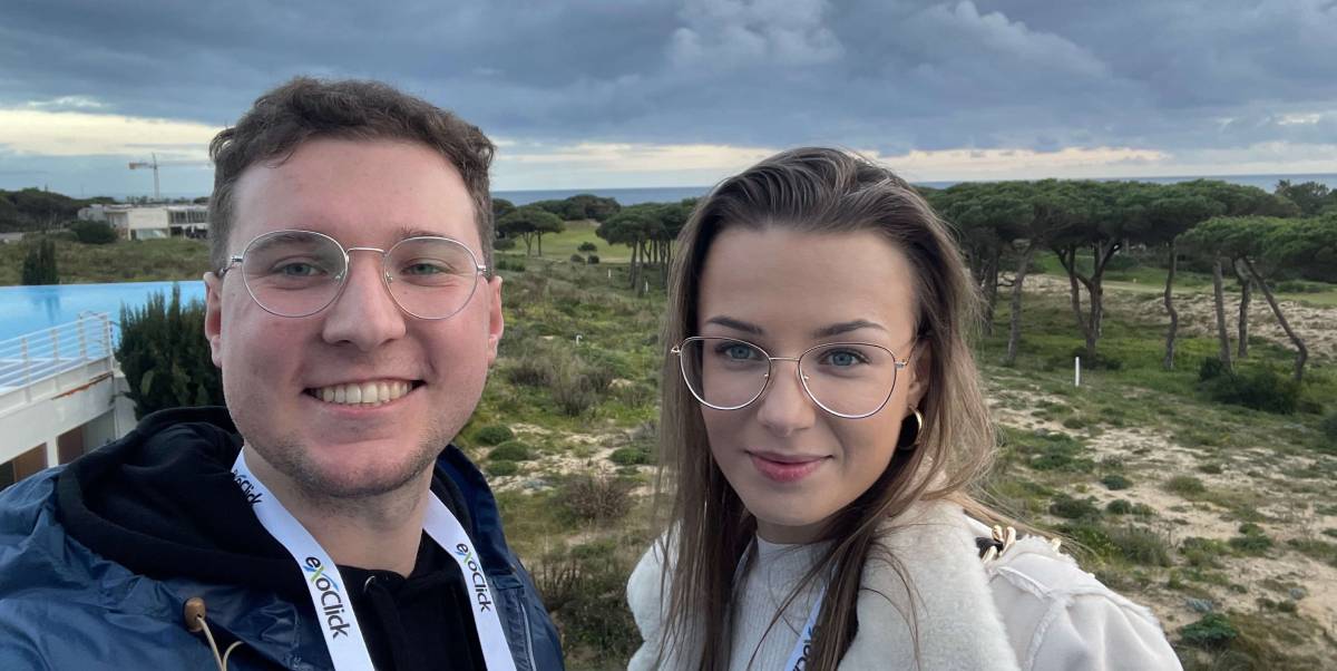 Dominik and Agata in Lisbon